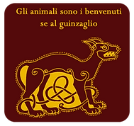 Gli animali sono i benvenuti se al guinzaglio